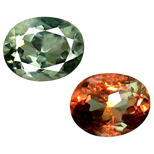 Alexandrite non chauffée non traitée de 0,47 carat certifiée naturelle et authentique