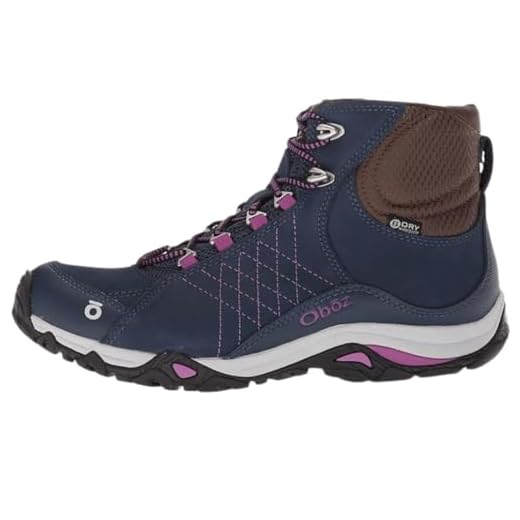 Oboz Sapphire Mid B-Dry Hiking Shoe - Women's Huckleberry 6
