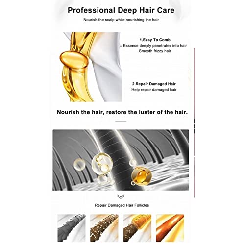 A Touch Of Magic Hair Care, Yanjiayi Hair Smoothing Leave-In Conditioner, Nourishing Hair Conditioner, Yanjiayi Hair Treatment, Hair Smooth Anti-Frizz For Curly, Dry, Damaged Hair (1Bottle) #TOP5