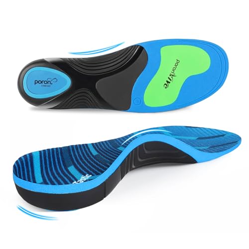 StepTastic 240+ LBS Heavy Duty Support Insoles for Men...