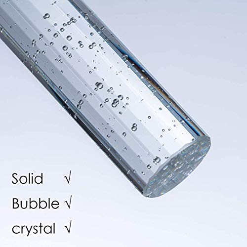 Image of 197 inch Long High Ceiling Chandelier 30-Lights Modern Bubble Crystal LED Light Fixture Dimmable Flush Mount Living Room Ceiling Pendant Light Staircase Foyer Entryway Dining Room Pendant Lighting