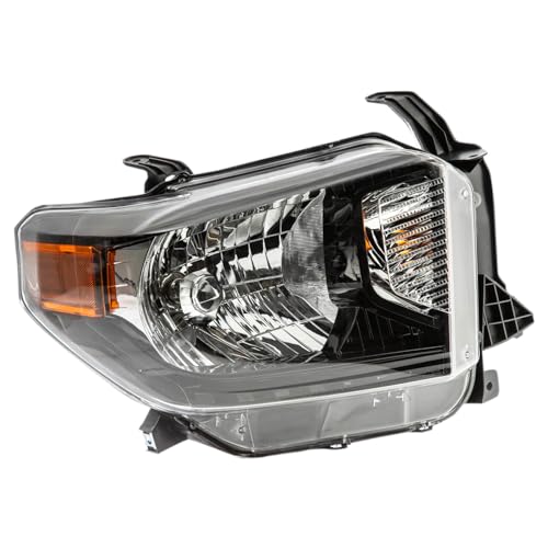 Image of TRQ Passenger Side Headlight Assembly Compatible with 2015-2017 Toyota Tundra TRD Pro TO2503235