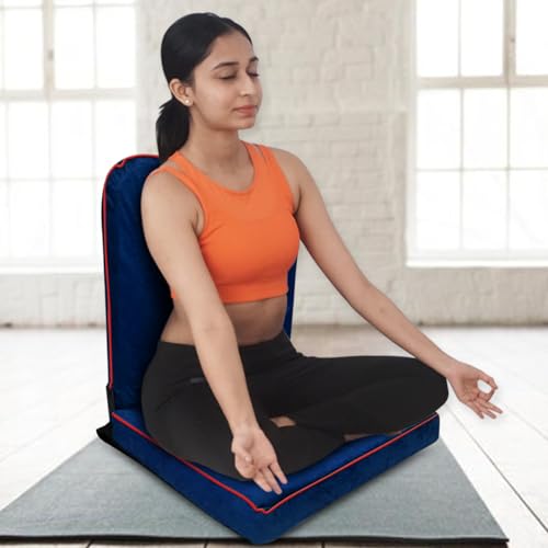 Image of Kawachi Back Support Portable Relaxing Folding Yoga Meditation Floor Chair