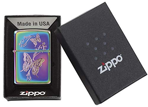 Zippo Butterfly Lighter multicolor de bolsillo miniatura 5