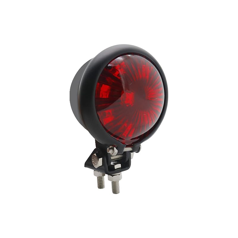 Feu arrière de moto clignotant LED rouge 12V pour Chopper