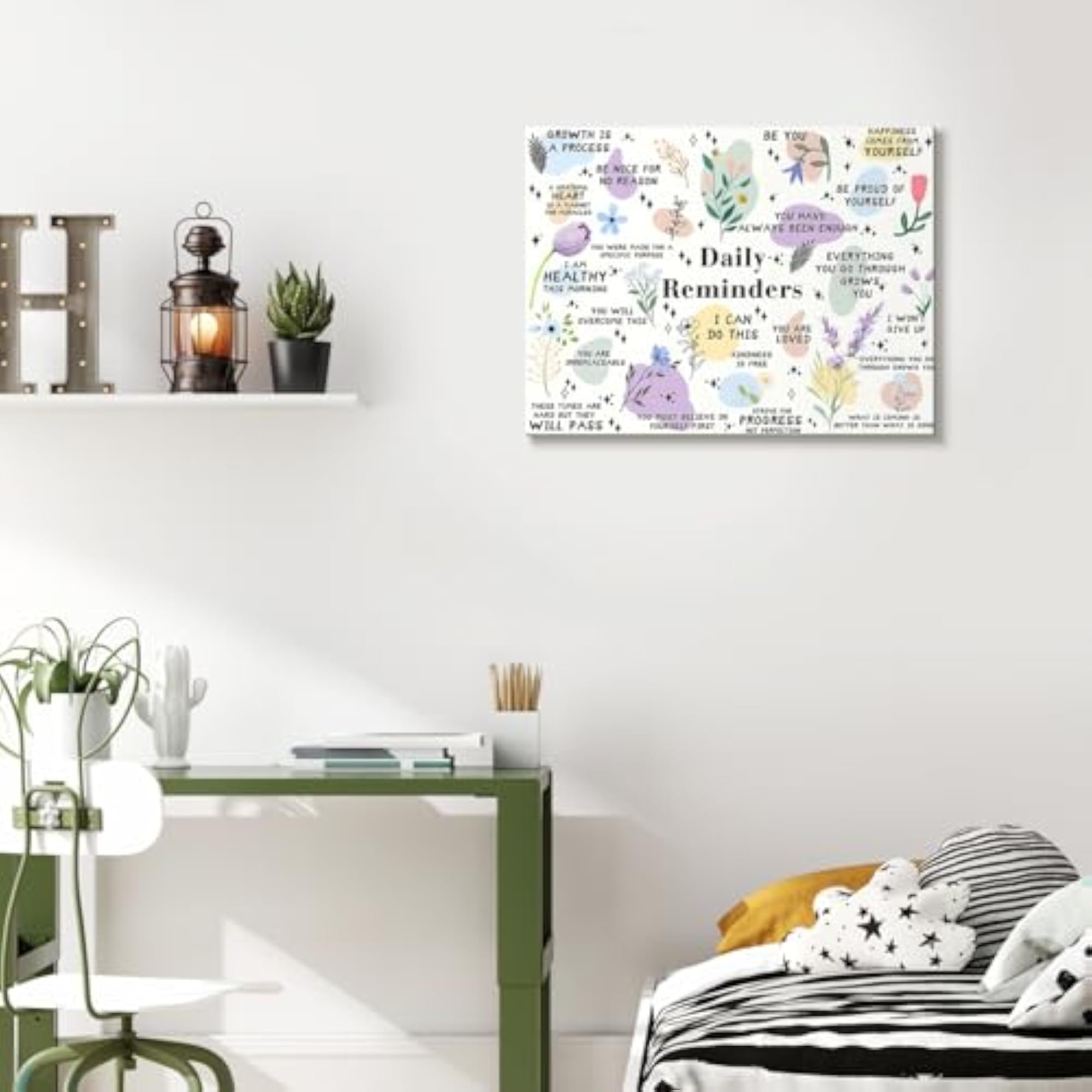 Framed Motivational Daily Reminder Wall Art