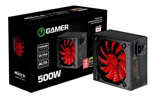FONTE DE ALIMENTAÇÃO BRAZILPC 500W 80PLUS BRONZE BPC/500-80PLUS/B