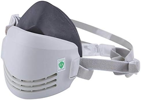 Yolococa 2037 Dust Half Respirator with Replaceable and Reusable Filters Included 1 Pcs,White