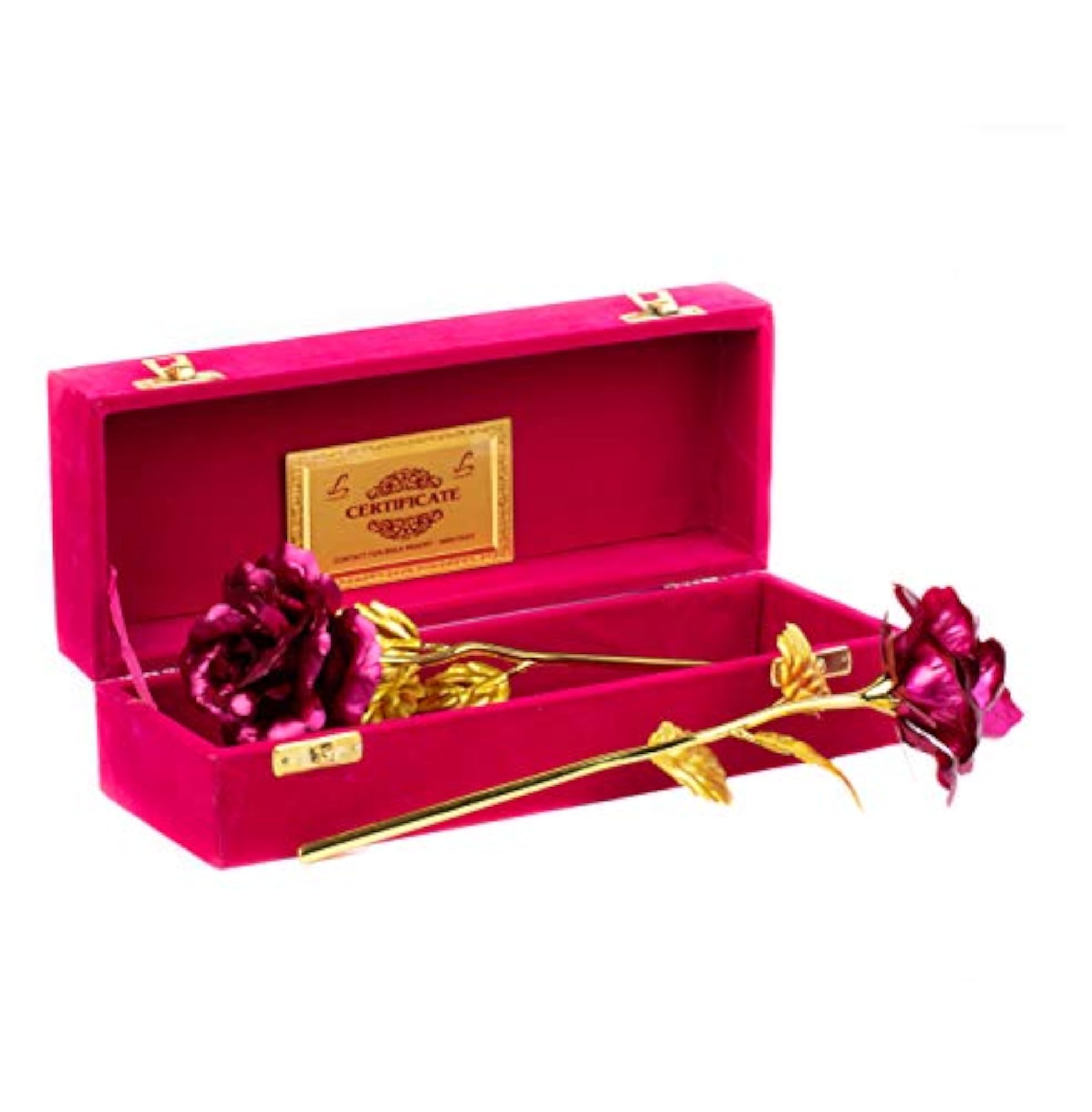 Pink Rose with Gift Box for Loved Ones