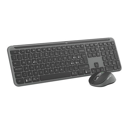 Logitech MK950 Signature Slim Wireless tastiera e Mouse Kit