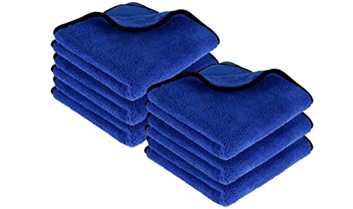 HEKERS Paños de microfibra de calidad profesional de 600 g/m², ecológicos, extremadamente absorbentes y suaves, sin pelusas, para el hogar, la oficina y el coche, 40 x 40 cm (6 unidades) Cover