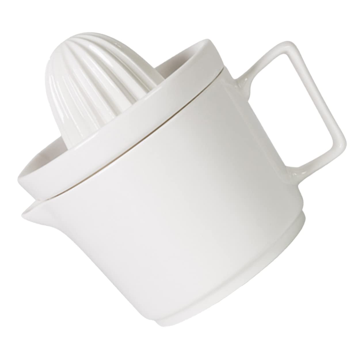 Spremiagrumi Bianco Manuale in Ceramica per Agrumi e Limoni