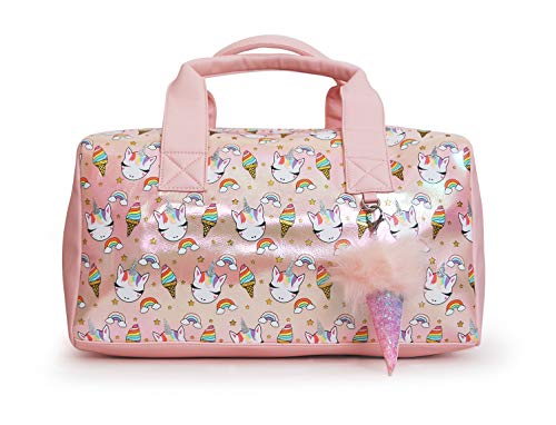 Duffle Bag for Girls (Pink Unicorn Sweets)