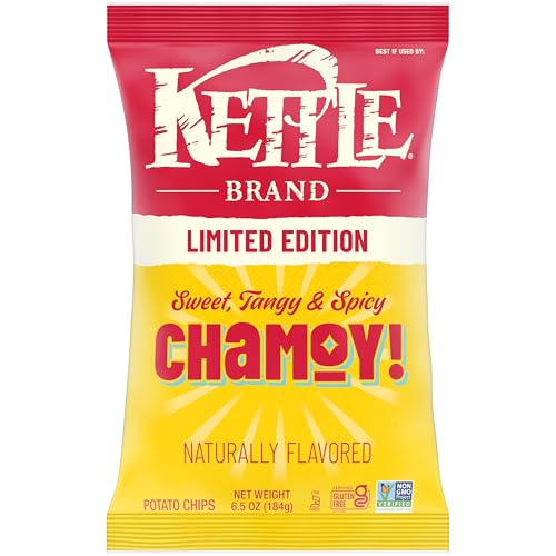 Kettle Brand Limited Edition Chamoy Flavored Potato Chips, 6.5 Oz Bag