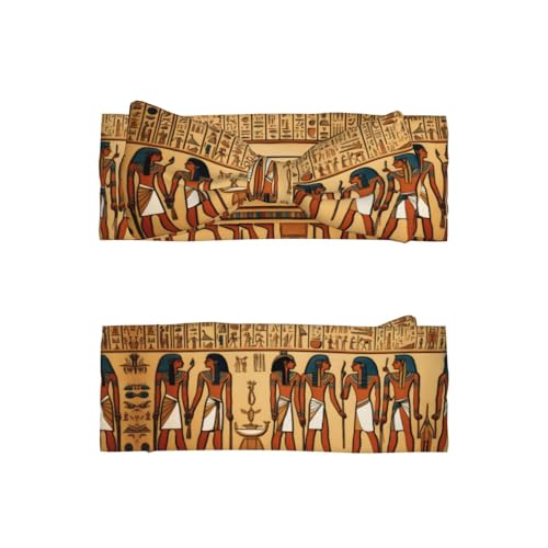 Baby Bow Headband Ancient Egyptian Hieroglyph Pattern Soft, Skin-Friendly for Newborns 0-6 Months, for Baby Girls2