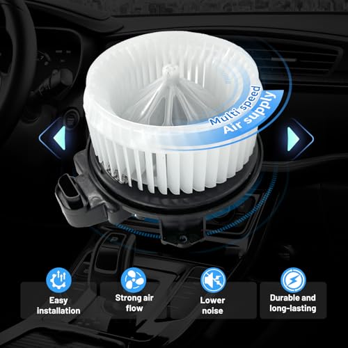 Image of 700249 AC Heater Blower Motor Fan Assembly Fit for Toyota Corolla 2009-2019 ，Prius 2010-2015 ， Prius v 2012-2017, 8710302210, 871030R010, 8710342101, TO3126127