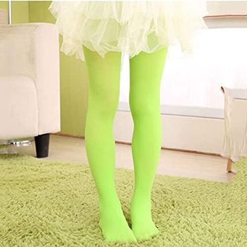 Solid Color Pantyhose for Toddler Kids Girls Stretchy Tights Ballet Dance Pantyhose Nylon Stockings (B, 12-24 Months)2