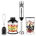 Yissvic Frullatore Immersione 1000W 9 Velocità Minipimer Mixer Cucina Immersione 5 in 1 Acciao Inossidabile 304 con Turbo Presa Antiscivolo