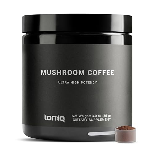 Mushroom Coffee – Functional Coffee with 10-Mushroom Full-Spectrum Blend – Real Arabica Instant Coffee – North American Grown Mushrooms – Third-Party Tested
