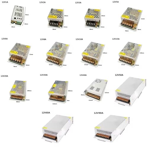 Adaptateur secteur LED SMPS transformateur AC 110V DC 5V 8A pour ruban lumineux