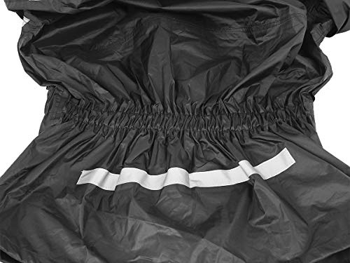Nelson Rigg Stormrider Rain Suit; 100% Waterproof, Pants and Jacket Included with Reflective Striping (Black, Medium) - Thumbnail 7