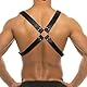 GKLWEJ Harness Männer Leder, Body Herren Sex, Herren Punk Body Brust, Rave Outfit Herren Gay Unterwäsche Herren, Clubwear Herren Sexy, Gladiator Kostüm, Sexy Sklave Bandage, Verstellbarer