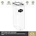 Chef's Path Airtight Food Storage Containers (Set of 4, 2.8L) - Tall for Pantry & Kitchen Organization, Pasta, Spaghetti, Noodles, Cereal - Lids, Noodle Measure and Reusable Labels Included
