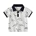 Dinosaur Polo Shirt for Baby Girls Boys Short Sleeve Uniform Clothes Toddler Summer Button Up Dress (GY1, 2-3 Years)