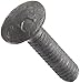 Steel Carriage Bolt, Grade 2, Hot-Dipped Galvanized Finish, Round Head, Meets ASME B18.5/ASTM A307, 1" Length, Fully Threaded, 1/4"-20 UNC Threads (Pack of 100)