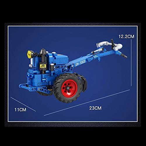 Koyae Technik Gehender Traktor Spielzeug, Blau, 248 Teile Konstruktionsspielzeug Kompatibel Lego – Bild 6