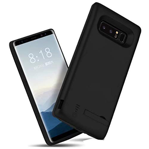 KERTER Samsung Note 8 Battery Case - [6500mAh] Charging Case Extended Battery for Samsung Galaxy Note 8 Rechargeable Battery Backup Power Bank Portable Charger Case Adds 100+% Extra Juice - Black