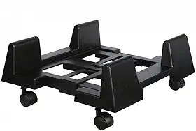 Carrinho para CPU com rodinhas, suporte para gabinete gamer, base móvel para computador e suporte de chão para CPU para organização do setup