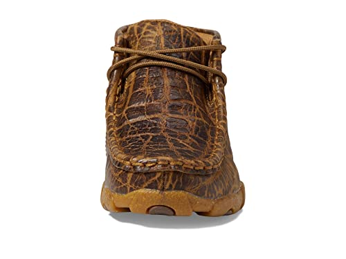 Image of Twisted X Kid's Chukka Driving Moc, Moc Toe, Golden Elephant Print, 11 M
