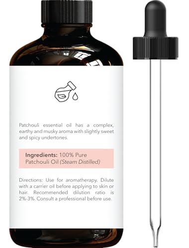 Image of Brooklyn Botany Patchouli Essential Oil - 100% Pure and Natural - Premium Grade Oil with Dropper - for Aromatherapy and Diffuser - 1 Fl Oz