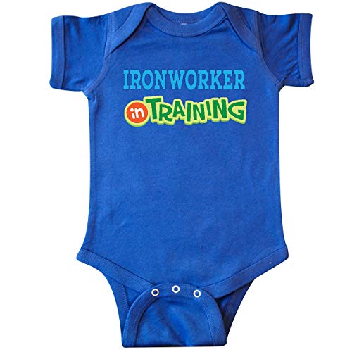 inktastic Future Ironworker in Training Infant Creeper 24 Months Royal Blue