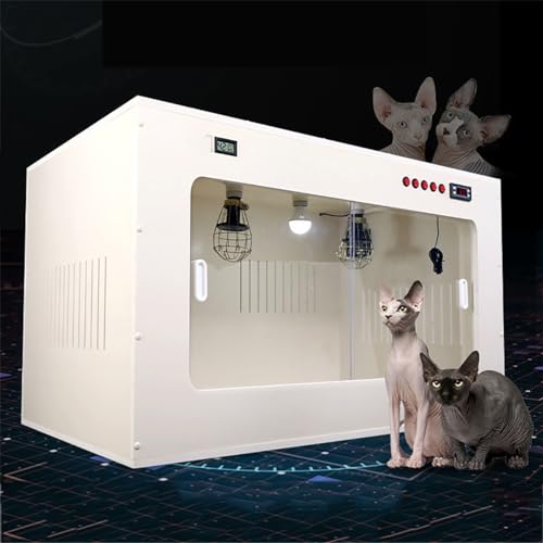Gabbia per rettili vivarium con riscaldamento intelligente a temperatura costante, lampada riscaldante, sistema di circolazione 3D per lucertole, gechi, tartarughe, pitoni