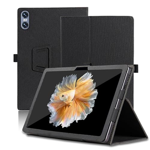 Funda para BMAX MaxPad i11 Power, 11 Inch, BMAX MaxPad i11 Power Tablet Funda, Funda Protectora Plegable con Soporte para Lápiz y Correa para la Muñeca, Protección Total. (Negro)