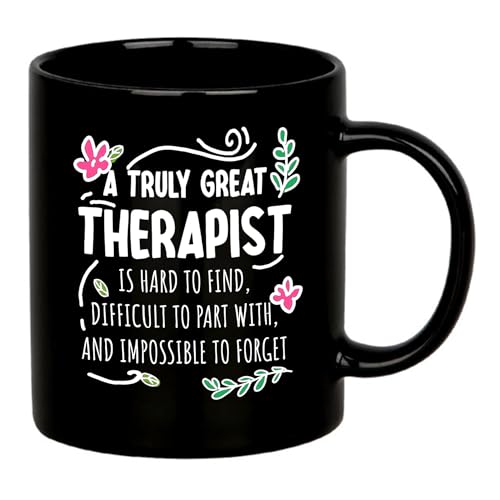 Mug Cerámico Negro 11 oz Panvola Terapista miniatura 1
