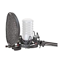 Universal studio microphone shock mount designed to securely hold larger, heavier Large Diaphragm Condenser (LDC) mics from 55 to 68mm in diameter Ideal for mics weighing up to 900g, including: Blue The Kiwi, CAD E350 Comes with microphone suspension...