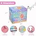 Jewelkeeper - Musical Jewellery Box for Girls with 2 Storage Drawers, Rainbow Mermaid and Gold Leaf - Melody Sobre las Olas Olas