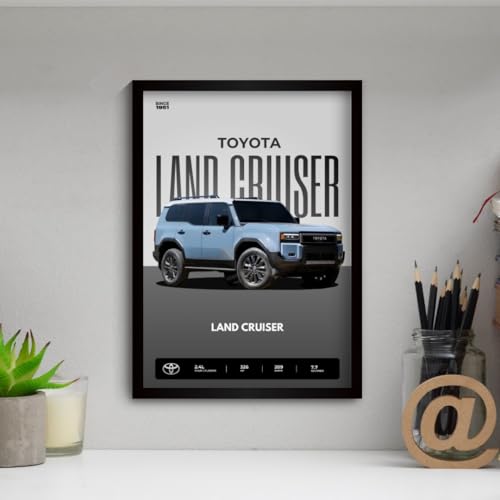 Image of Funk You Store Land Cruiser Poster | Framed Land Cruiser LC300 A4 Sized (31 x 23 cm) | SUV Frames for Wall | Car Frames for Wall, Bedroom, Hostel, Study Room (F 053)