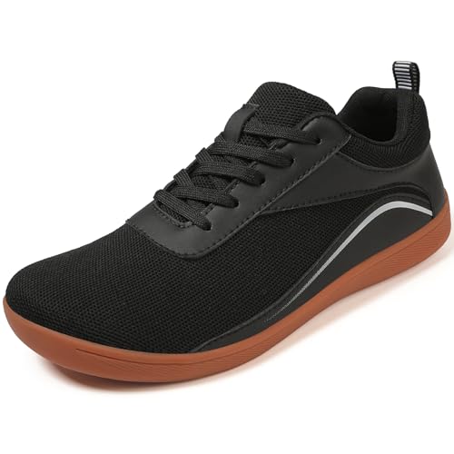 WOWSTICK Wide Toe Box Shoes, Zero Drop Sole Lightweight Breathable Minimalist Neutral Walking Athletic Barefoot Sneakers