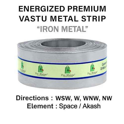 Image of Vastu Iron Strip | Width- 1 Inch | Thickness- 0.2mm | Length- 25 Feet Approx | Strip for Zone Balancing & Toilet Correction Remedies | Iron Strip for Vastu | Pack of 1