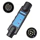 Sepzlly 13 Polig Anhänger Prüfgerät, 12V Anhängerkupplung Tester Anhängersteckdose Prüfgerät für Wohnwagen Abschleppen Fahrzeugen Wohnmobile Caravans Golfwagen Diagnose Anhängerrückleuchten