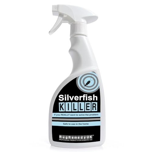 Silverfish Killer Spray 500ml - Odourless Silverfish Repellent Indoor, Non-Staining Insect Repellent for Home, Silver fish Killing Spray, Insecticide Indoor, Prevention for 3 Months