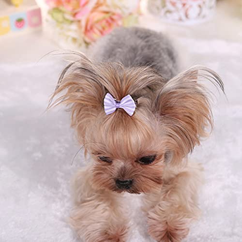 aoozleny Pet Hair Clips, Bowknot Bows Dots Pet Hair Clips for Cats Dog Puppy,Random Color,24PCS aoozleny Pet Hair Clips, Bowknot Bows Dots Pet Hair Clips for Cats Dog Puppy,Random Color,24PCS