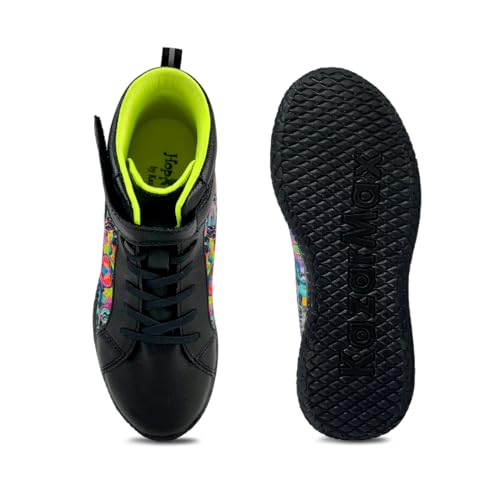 Image of KazarMax Hopits Kids Boys and Girls Ankle Length | High Top | Slip-on Sneakers Shoes | Lightweight | Outdoor Shoes Collection