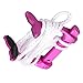 Gernie Nose Plugs for Swimming for Adults Kids, Nose Clip for Freediving Swimming Training, Swimming Accessories Nose Clamp with Strap, Unisex Swimmers Nose Pincher, Purple