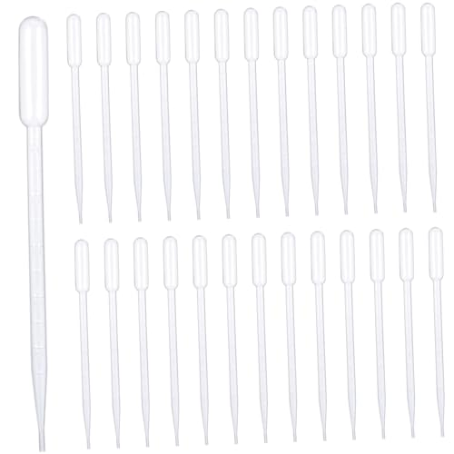 100pcs Disposable Dropper Droppers Clear Dropper Graduated Pipettes Measurement Dropper Pipette Dropper Pipettes Dropper Laboratory Pipettes Laboratory Supplies Plastic CHILDWEET