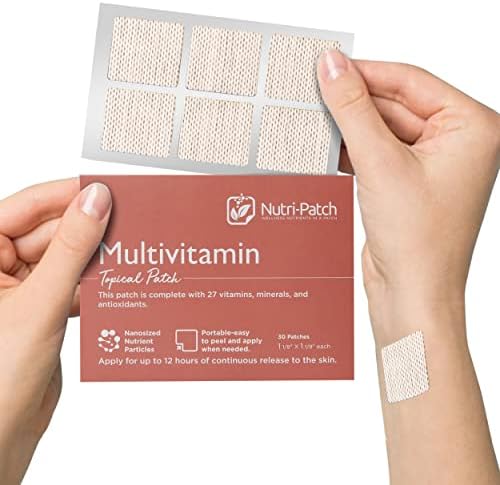 NUTRI-PATCH Multi-Nutrients in a Topical Skin Patch, from 30 Day Supply.